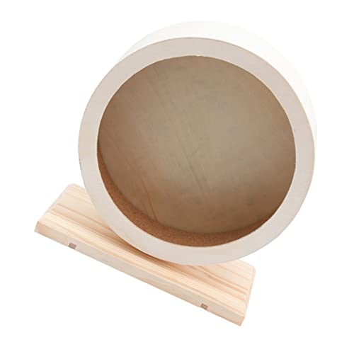 ORFOFE Laufrad für Hamster Spielzeug aus Holz leise Basis Übungsrolle für Haustiere Haustier-Fitnessspielzeug zum Kraftaufbau ORFOFE Laufrad für Hamster Spielzeug aus Holz leise Basis Übungsrolle für Haustiere Haustier-Fitnessspielzeug zum Kraftaufbau von ORFOFE