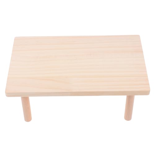 ORFOFE Hamster Plattform aus Massivem Holz Zweite Etage Käfig Zubehör Nagersicherer Spielplatz für Hamster und Kleine Kleintiere Fördert Bewegung und Wohlbefinden von ORFOFE