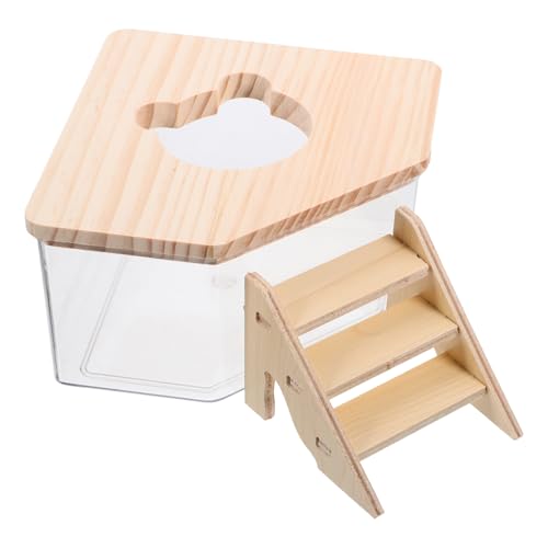 ORFOFE Meerschweinchen Toilette Transparente Hamster Sandbad Box Mit Rampe Pentagon Design Für Hamster Badewanne Und Gerbil Toilette Ideal Für Kleintiere Großer Sandkasten Für Artgerechte Hygiene ORFOFE Meerschweinchen Toilette Transparente Hamster Sandbad Box Mit Rampe Pentagon Design Für Hamster Badewanne Und Gerbil Toilette Ideal Für Kleintiere Großer Sandkasten Für Artgerechte Hygiene von ORFOFE