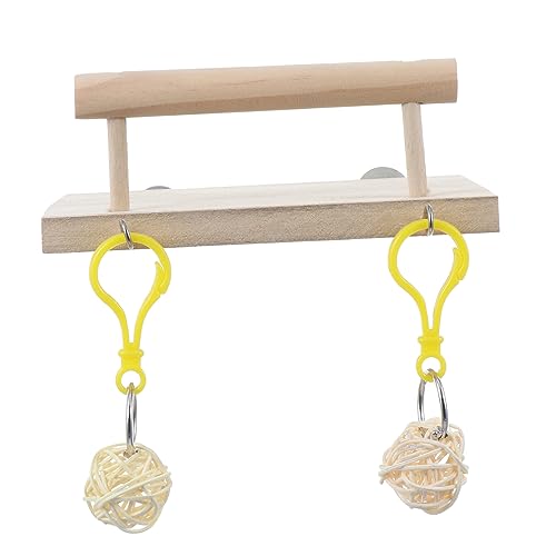 ORFOFE Umweltfreundliches Takraw-Spielzeug Aus Holz Für Hamster Mäuse Papageien Und Vögel – Bewegungs- Und Beschäftigungsspielzeug ORFOFE Umweltfreundliches Takraw-Spielzeug Aus Holz Für Hamster Mäuse Papageien Und Vögel – Bewegungs- Und Beschäftigungsspielzeug von ORFOFE