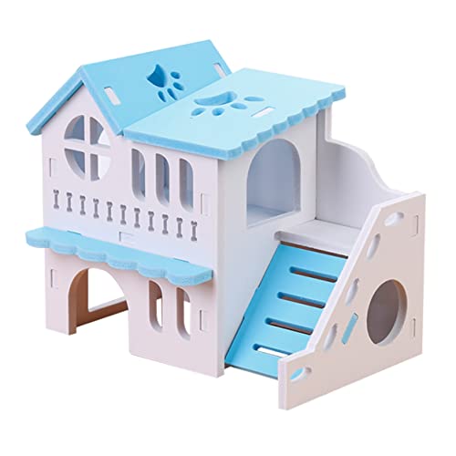 ORFOFE Holzhamsterhaus Aus Holz Lustiger Versteck Spielzeug Spielbereich Für Kleintiere ORFOFE Holzhamsterhaus Aus Holz Lustiger Versteck Spielzeug Spielbereich Für Kleintiere von ORFOFE