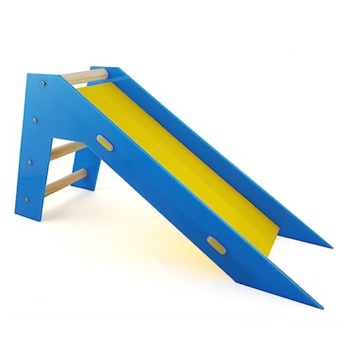 ORFOFE Umweltfreundliches Rutschenspielzeug Für Vögel – Rutsche Zum Geschicklichkeitstraining Für Papageien Kletterspielzeug Für Papageien Hamster Und Vögel von ORFOFE