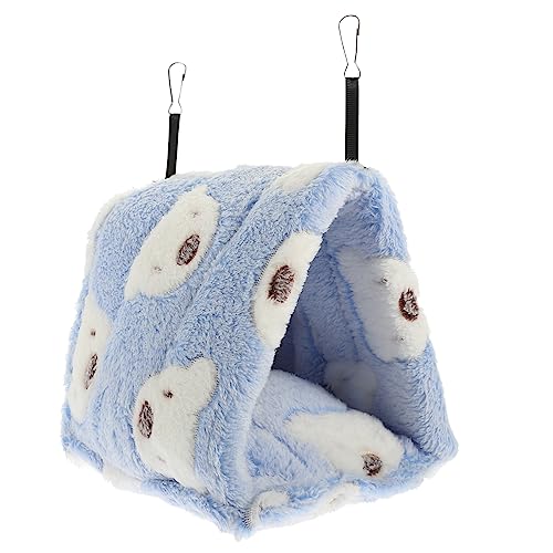 ORFOFE Hamster verstecken Igelkäfig Fleece Hängematte für Hamster Tierbett für Hamster Tierhöhle für Hamster Ruhebett für Kaninchen Hamsterheim warm halten Hase Eichhörnchen von ORFOFE