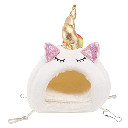 ORFOFE Warmes Nest Haustierbett Hamsterhausbett Bett Für Eichhörnchen Weiß Gemütlich ORFOFE Warmes Nest Haustierbett Hamsterhausbett Bett Für Eichhörnchen Weiß Gemütlich von ORFOFE