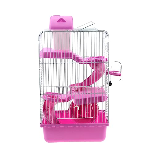 ORFOFE Hamsterfell aus Keramik Hamsterspielzeug Haustierhaus Hamster käfig Hamster cage Villenkäfig für kleine Haustiere Haustierkäfig Luxus Hamsterkäfig dreilagiger Käfig Rosa ORFOFE Hamsterfell aus Keramik Hamsterspielzeug Haustierhaus Hamster käfig Hamster cage Villenkäfig für kleine Haustiere Haustierkäfig Luxus Hamsterkäfig dreilagiger Käfig Rosa von ORFOFE