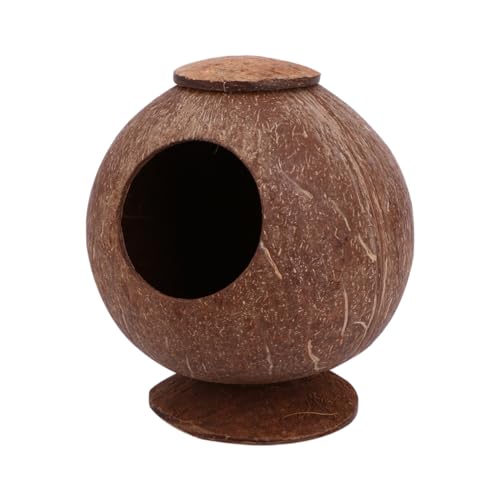 ORFOFE Kokosnuss-Haus Für Kleintiere Natürliches Nest Für Vögel Hamster Und Eichhörnchen Pflegeleichtes Schlafbett Mit Basis Für Desktop-nutzung Langlebig Und Attraktiv ORFOFE Kokosnuss-Haus Für Kleintiere Natürliches Nest Für Vögel Hamster Und Eichhörnchen Pflegeleichtes Schlafbett Mit Basis Für Desktop-nutzung Langlebig Und Attraktiv von ORFOFE
