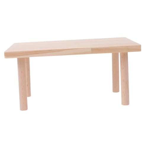 ORFOFE Hamsterplattform aus Natürlichem Holz mit Anti Biss Schutz Kletter Spielbrett für Zwerghamster Igel und Kleine Haustiere Zweite Etage für Hamsterkäfig von ORFOFE