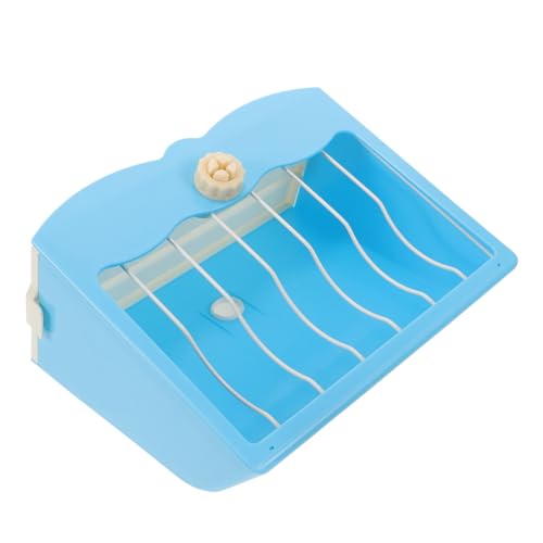 ORFOFE Hasengrasständer Kaninchen Slow Feeder Heufutterbehälter Heuaufbewahrungshalter Hasenfutterspender Hasengrashalter Hängender Futterspender Grasständer Himmelblauer Kunststoff ORFOFE Hasengrasständer Kaninchen Slow Feeder Heufutterbehälter Heuaufbewahrungshalter Hasenfutterspender Hasengrashalter Hängender Futterspender Grasständer Himmelblauer Kunststoff von ORFOFE