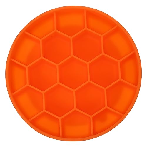ORFOFE Slow Feeder Hundenäpfe Haustier Bogen Hund Slow Feeder Bowl Orange Groß für Haustier Gesundheit Ausgewogene Ernährung ORFOFE Slow Feeder Hundenäpfe Haustier Bogen Hund Slow Feeder Bowl Orange Groß für Haustier Gesundheit Ausgewogene Ernährung von ORFOFE