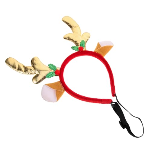 ORFOFE Haustier-Stirnband Mit Elchgeweih Für Hunde Und Katzen Festliche Weihnachtsfeier Kopfbedeckung Für Haustier-zubehör ORFOFE Haustier-Stirnband Mit Elchgeweih Für Hunde Und Katzen Festliche Weihnachtsfeier Kopfbedeckung Für Haustier-zubehör von ORFOFE