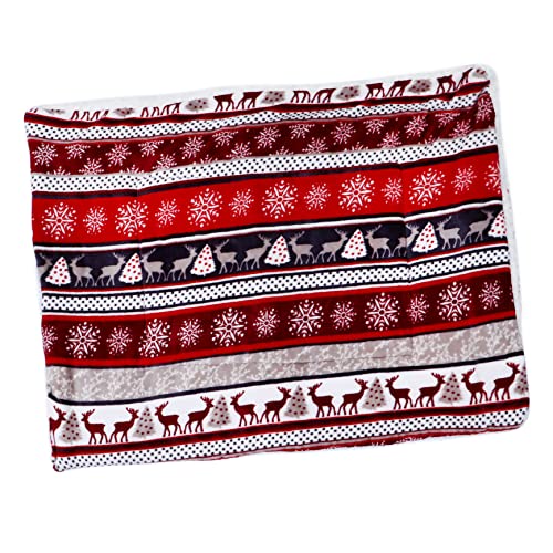 ORFOFE Hundedecke Haustierbettmatte 3-lagige Flanell-Haustier-warmmatte Für Weihnachten Bequem Für Haustiere ORFOFE Hundedecke Haustierbettmatte 3-lagige Flanell-Haustier-warmmatte Für Weihnachten Bequem Für Haustiere von ORFOFE