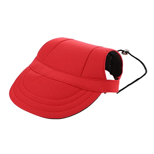 ORFOFE Visier Für – Baseballkappe Für Haustiere Coole Mütze Mit Bequemen Streifen Sonnenschutz Atmungsaktiv Und Verstellbar Für Bis Groß von ORFOFE