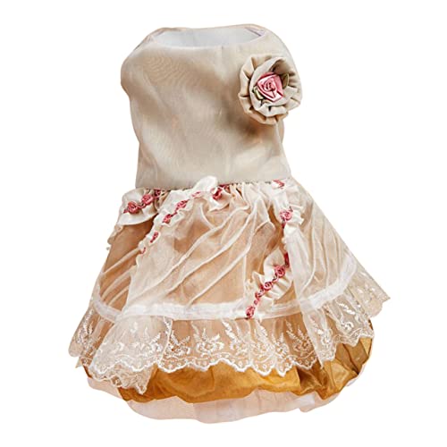 ORFOFE Prinzessin Hundekleider Welpenkostüm Haustier Kostüm für Outfits für Hunde Party Hunderock von ORFOFE