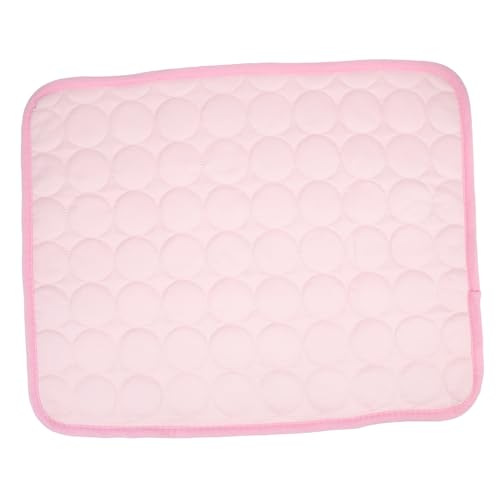 ORFOFE Haustiermatte Katzenkühlmatte Indoor Kühlende Hundematte Kühlende Hundedecke Kühldecke Für Welpen Geschmeidige Katzenmatte Sommerschlafmatte Für Hunde Tuch Rosa Sanft von ORFOFE