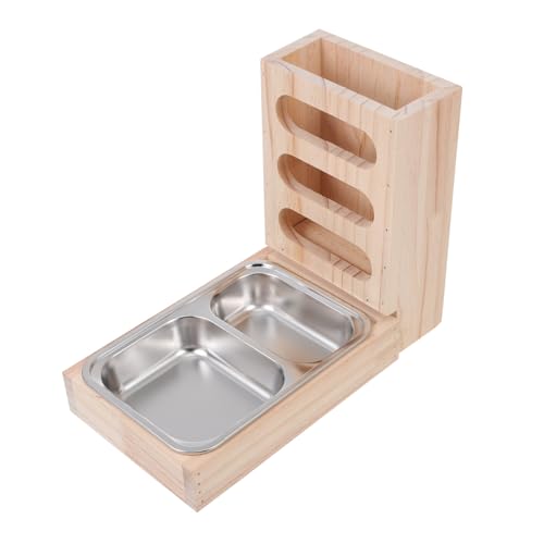 ORFOFE Holz Futterkorb für Kaninchen und Nager Multifunktional als Futterspender Wasserschale und Großer Stabiler Heuraufe für Hasenhaus Käfig Platzsparend und Tragbar als ORFOFE Holz Futterkorb für Kaninchen und Nager Multifunktional als Futterspender Wasserschale und Großer Stabiler Heuraufe für Hasenhaus Käfig Platzsparend und Tragbar als von ORFOFE
