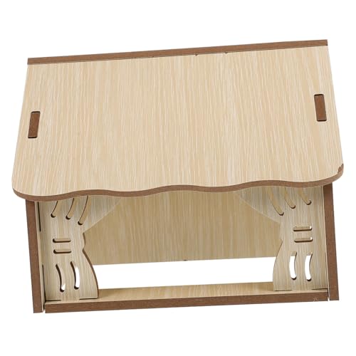 ORFOFE Versteck Für Hamster Meerschweinchen Spielzeug Holzhütte Sichere Unterhaltung ORFOFE Versteck Für Hamster Meerschweinchen Spielzeug Holzhütte Sichere Unterhaltung von ORFOFE