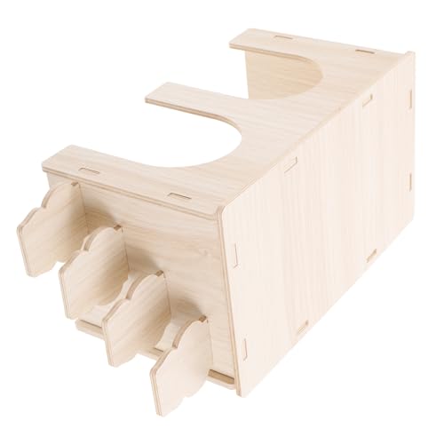 ORFOFE Holz Hamster Versteck mit Rampe Robustes Verschleißfestes Kleintierhaus für Meerschweinchen und Nager Gemütliches Versteck und Schlafplatz Langlebiges Holzspielzeug für ORFOFE Holz Hamster Versteck mit Rampe Robustes Verschleißfestes Kleintierhaus für Meerschweinchen und Nager Gemütliches Versteck und Schlafplatz Langlebiges Holzspielzeug für von ORFOFE