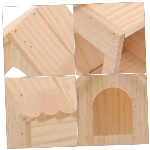 ORFOFE Holz Hamsterhaus mit Dach Dunkler Schlafplatz Stabil und Langlebig Kleintier Versteck für Hamster Meerschweinchen Chinchillas Dachs Kaninchen Haustier Nest ORFOFE Holz Hamsterhaus mit Dach Dunkler Schlafplatz Stabil und Langlebig Kleintier Versteck für Hamster Meerschweinchen Chinchillas Dachs Kaninchen Haustier Nest von ORFOFE