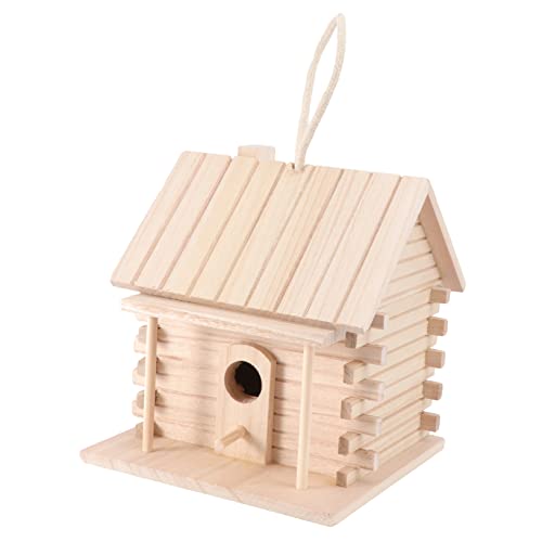 ORFOFE Holz Vogelhaus zum Aufhängen Wetterfester Nistkasten für Wildvögel und Kleine Haustiere Naturgetreues Design Langlebiger Holz für Garten und Balkon ORFOFE Holz Vogelhaus zum Aufhängen Wetterfester Nistkasten für Wildvögel und Kleine Haustiere Naturgetreues Design Langlebiger Holz für Garten und Balkon von ORFOFE