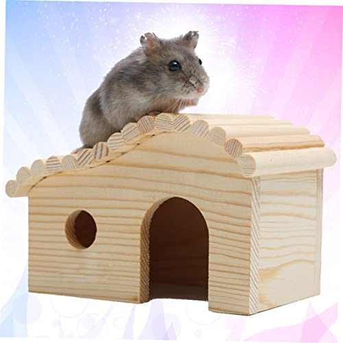 ORFOFE Holzhaus für Hamster und Kleintiere Natürliches Ungiftiges Holzversteck mit Rundloch und Tür Bewegliches Nest und Versteckhaus für Zwerghamster Mäuse und Igel ORFOFE Holzhaus für Hamster und Kleintiere Natürliches Ungiftiges Holzversteck mit Rundloch und Tür Bewegliches Nest und Versteckhaus für Zwerghamster Mäuse und Igel von ORFOFE