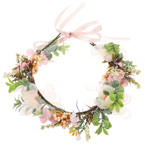 ORFOFE Elegantes Blumenhalsband Für Haustiere Blumenhalsband Für Hundehochzeiten Mit Blumenkrone Bequem Und Leicht Für Den Täglichen Gebrauch von ORFOFE