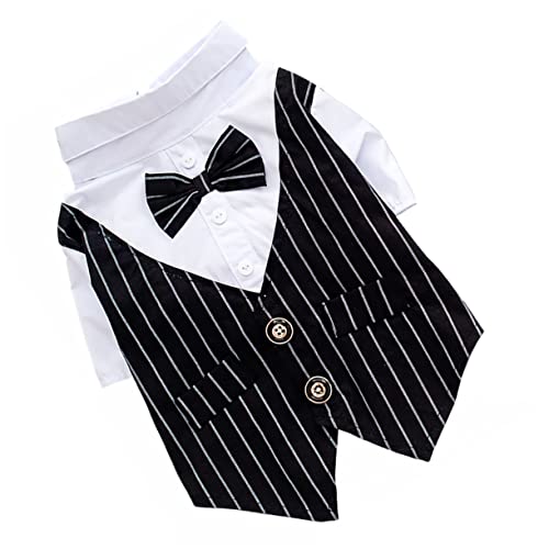 ORFOFE Hund Anzug Für Hundekleidung Für Komfortabler Schnitt Stilvolle Knopfdekoration Für Kleine Hunde Perfektes Hochzeitsoutfit ORFOFE Hund Anzug Für Hundekleidung Für Komfortabler Schnitt Stilvolle Knopfdekoration Für Kleine Hunde Perfektes Hochzeitsoutfit von ORFOFE