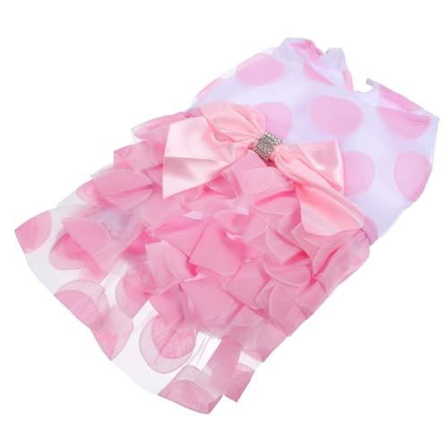 ORFOFE Tutu-Kleid für Haustiere Katzen Hochzeitskostüm tailliertes Kleid formelle Kleidung Kleider Haustierkleidung Kleid mit Bowknot für Haustiere Halloween Hundekleidung Hosenträger von ORFOFE