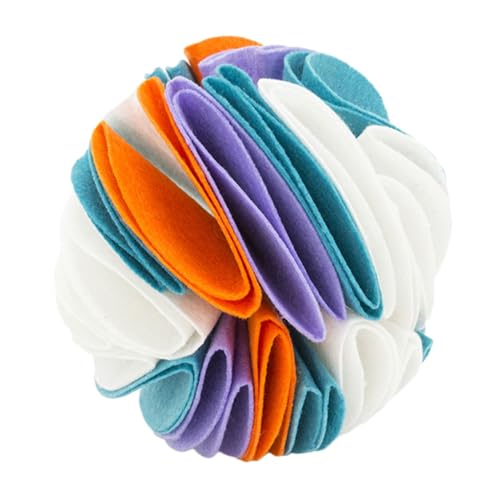 ORFOFE Trainingsbälle für Haustiere 15 cm für Hunde Leckerli Spielzeug Schnüffelspielzeug Filz langsame Zufuhr Leckage Futterball ORFOFE Trainingsbälle für Haustiere 15 cm für Hunde Leckerli Spielzeug Schnüffelspielzeug Filz langsame Zufuhr Leckage Futterball von ORFOFE