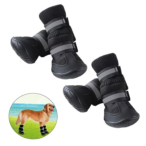 ORFOFE Hundestiefel hundeschuhe hundepfoten Hunde Schuhe Dog Shoes Schutz Haustierschuhe Weihnachtsstiefel Stiefel für Hunde Schuhe für Hunde Golden Retriever Haustierzubehör von ORFOFE