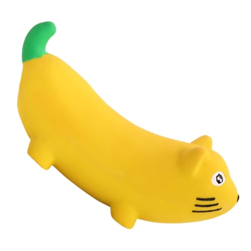 ORFOFE Hundespielzeug für Welpen aus Langlebigem Latex Quietschendes Kauspielzeug in Bananen Katzen Form und Sicher für Kleine bis Mittelgroße Hunde Fördert Zahnpflege und ORFOFE Hundespielzeug für Welpen aus Langlebigem Latex Quietschendes Kauspielzeug in Bananen Katzen Form und Sicher für Kleine bis Mittelgroße Hunde Fördert Zahnpflege und von ORFOFE