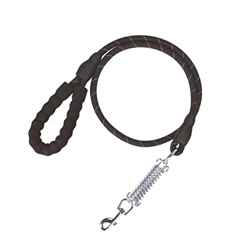 ORFOFE 140cm Hundeleine mit Federaufhängung Einziehbar Polsterung Bequem für Mittelgroße Hunde Reflektierend von ORFOFE