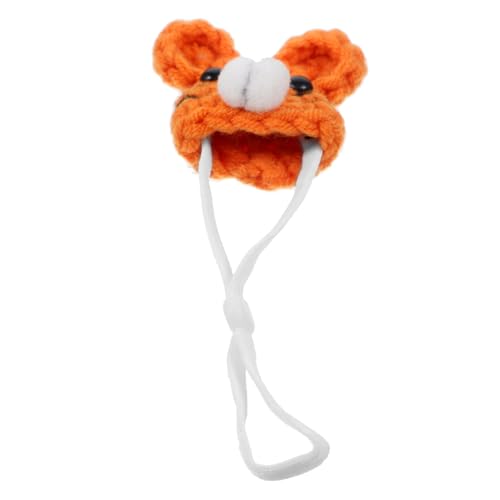 ORFOFE Kleintierhut Für Hamster Und Kleine Haustiere Dekorative Mütze Handgestrickt Leicht Und Bequem Für Feste Partys Und Fotoshootings Für Reptilien Vögel Und Nagetiere von ORFOFE
