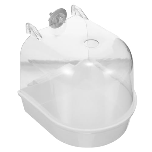 ORFOFE Kasten Vogeltränkekasten Vogeltränke für den Garten Papageienbadewanne Futterspender Käfig tränkebecken wasserbecken kleine Vogelbadewanne hängende Vogelbadewanne Plastik Weiß ORFOFE Kasten Vogeltränkekasten Vogeltränke für den Garten Papageienbadewanne Futterspender Käfig tränkebecken wasserbecken kleine Vogelbadewanne hängende Vogelbadewanne Plastik Weiß von ORFOFE
