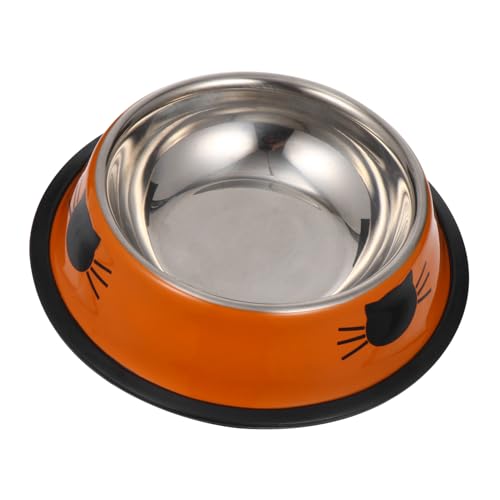 ORFOFE Katzennapf aus Edelstahl Futternapf für Katzen Rutschfester Hundenapf Dog Bowl Hunde schüssel Welpe Katzennäpfe hundeschüssel Hund wassernapf Haustier Hündchen Wasserschale von ORFOFE