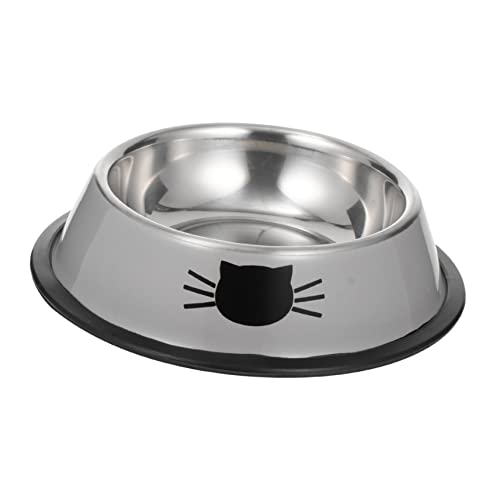 ORFOFE Katzennapf aus Edelstahl süße Hundenäpfe Welpe Wasserbogen edelstahlschüsseln Stainless Steel Bowl einwegrasierer Katzennäpfe Futternapf für Katzen Futternapf für Kätzchen Haustier von ORFOFE