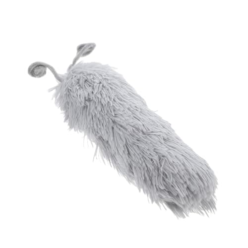 ORFOFE Katzenspielzeug Raupenform mit Katzenminze Plüsch Kuscheltier mit Knistereffekt Sicherer Indoor spielspaß zum Beißen Kratzen für Kätzchen und Katzen von ORFOFE
