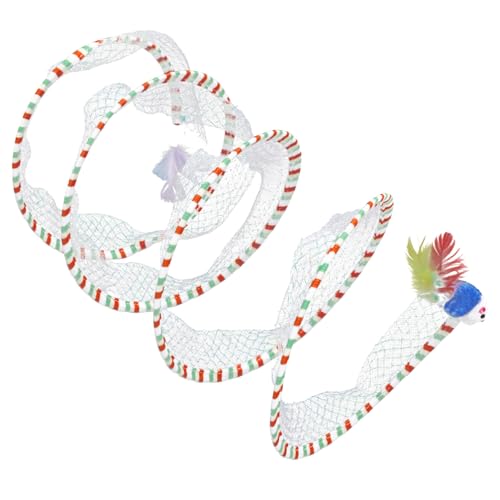 ORFOFE Katzentunnelspielzeug interaktives Spielzeug Katzen-Tretspielzeug Kätzchen-Zubehör Tunnelspielzeug für Innenkatzen weiches Material zufällige Farbe ORFOFE Katzentunnelspielzeug interaktives Spielzeug Katzen-Tretspielzeug Kätzchen-Zubehör Tunnelspielzeug für Innenkatzen weiches Material zufällige Farbe von ORFOFE