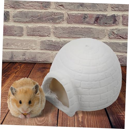 ORFOFE Keramik Hamsterhaus Kleintier Versteck Sommer Kühles Nager Nest für Zwerghamster Kleine Haustiere Kühlendes Habitat Klein ORFOFE Keramik Hamsterhaus Kleintier Versteck Sommer Kühles Nager Nest für Zwerghamster Kleine Haustiere Kühlendes Habitat Klein von ORFOFE