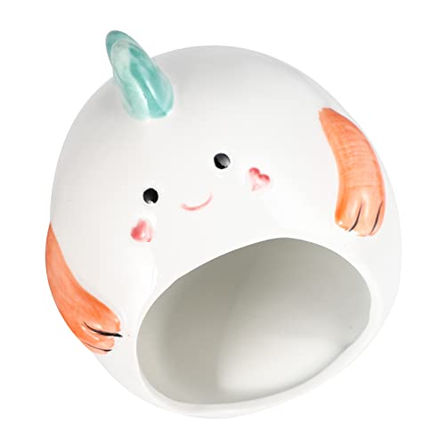ORFOFE Keramisches Hamsterhaus Kühles Schlafnest Für Hamster Und Andere Kleintiere Cartoon Design Ideal Als Rückzugsort Für Zwerghamster Und Igel Haustierbedarf Für Innenräume ORFOFE Keramisches Hamsterhaus Kühles Schlafnest Für Hamster Und Andere Kleintiere Cartoon Design Ideal Als Rückzugsort Für Zwerghamster Und Igel Haustierbedarf Für Innenräume von ORFOFE