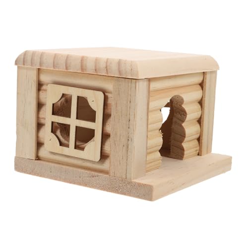 ORFOFE Zwergrennmaus- Und Mäuseheim - Hamsterversteck Aus Holz Burg Chinchillabett Abnehmbare Struktur Einfache Reinigung ORFOFE Zwergrennmaus- Und Mäuseheim - Hamsterversteck Aus Holz Burg Chinchillabett Abnehmbare Struktur Einfache Reinigung von ORFOFE