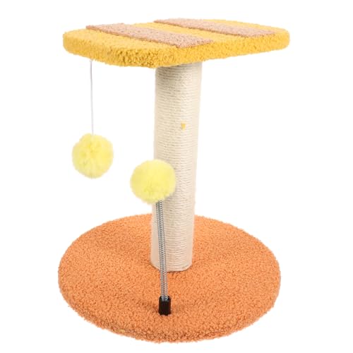 ORFOFE Multifunktionaler Katzenkratzbaum Mit Spielzeug Platzsparender Katzenbaum Unverzichtbar ORFOFE Multifunktionaler Katzenkratzbaum Mit Spielzeug Platzsparender Katzenbaum Unverzichtbar von ORFOFE