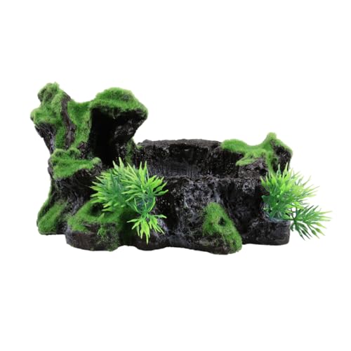 ORFOFE Künstliche Baumwurzel Aquarium Versteck Höhle Resin Moos Dekoration für Fisch Tank Landschaftsaccessoire Reptilien Unterschlupf Stabile Wasserschale für Zuhause und Hotel ORFOFE Künstliche Baumwurzel Aquarium Versteck Höhle Resin Moos Dekoration für Fisch Tank Landschaftsaccessoire Reptilien Unterschlupf Stabile Wasserschale für Zuhause und Hotel von ORFOFE