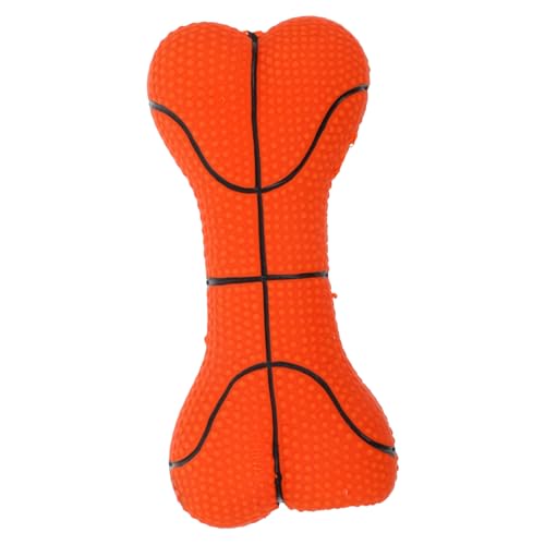 ORFOFE Latex Hundespielzeug Basketball Knochenform Langlebig Quietschend Kauspielzeug für Welpen und Hunde zur Zahnpflege und Beschäftigung Interaktiv Robust Sicher ORFOFE Latex Hundespielzeug Basketball Knochenform Langlebig Quietschend Kauspielzeug für Welpen und Hunde zur Zahnpflege und Beschäftigung Interaktiv Robust Sicher von ORFOFE