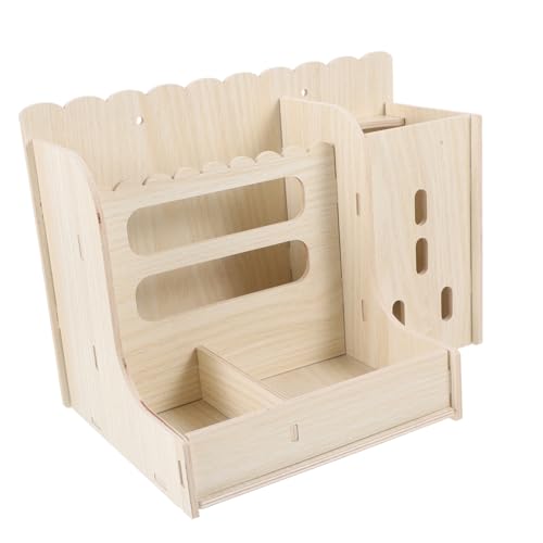 ORFOFE Multifunktionaler Holzhalter Futterstation für Kaninchen Meerschweinchen Hamster Kleintiere Praktischer Futterspender mit Sauberem Design Leicht zu Reinigen Befüllen Tiergerechte ORFOFE Multifunktionaler Holzhalter Futterstation für Kaninchen Meerschweinchen Hamster Kleintiere Praktischer Futterspender mit Sauberem Design Leicht zu Reinigen Befüllen Tiergerechte von ORFOFE