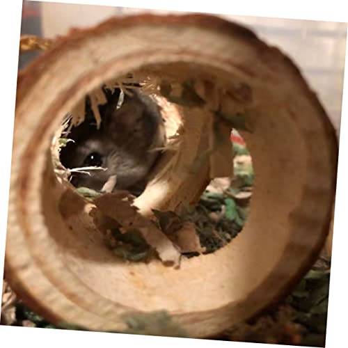 ORFOFE Natürlicher Holz Tunnel für Hamster und Kleine Nager Glatte Oberfläche Sicheres Versteckspielzeug Leicht zu Installieren Fördert Aktivität und Wohlbefinden im Käfig ORFOFE Natürlicher Holz Tunnel für Hamster und Kleine Nager Glatte Oberfläche Sicheres Versteckspielzeug Leicht zu Installieren Fördert Aktivität und Wohlbefinden im Käfig von ORFOFE
