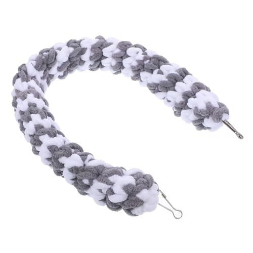 ORFOFE Kletterseil Für Papageien Spielzeug Für Vögel Papageien-kletterseile Vogelsitzstangenständer Vogelkäfig-zubehör Papageienseil-sitzstange Reptilienspielzeug 60 cm Grau-weißes Seil ORFOFE Kletterseil Für Papageien Spielzeug Für Vögel Papageien-kletterseile Vogelsitzstangenständer Vogelkäfig-zubehör Papageienseil-sitzstange Reptilienspielzeug 60 cm Grau-weißes Seil von ORFOFE