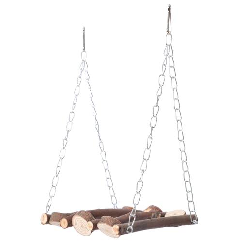 ORFOFE Papageienschaukel Papageien-spielständer Vogelbrückenspielzeug Vogel-hängespielzeug Papageien-hängespielzeug Vogelschaukelspielzeug Spielzeug Für Papageienkäfig Hölzern Beissen ORFOFE Papageienschaukel Papageien-spielständer Vogelbrückenspielzeug Vogel-hängespielzeug Papageien-hängespielzeug Vogelschaukelspielzeug Spielzeug Für Papageienkäfig Hölzern Beissen von ORFOFE
