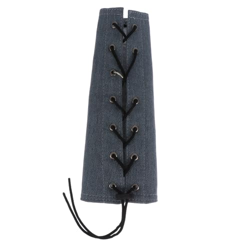 ORFOFE Parrot Arm Protector Blau aus Robustem Kratzfestes Armpolster für Papageien und Sittiche Schützender Vogelschutz zum Training und Schutz vor KOT und Kratzern von ORFOFE