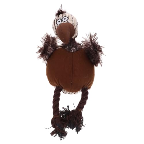 ORFOFE Plüsch-hundespielzeug für Aggressive Kauer Langlebiges Hundekauspielzeug aus Strapazierfähigem Quietschendes Cartoon Vogel-Design Geeignet für Kleine und Mittelgroße Hunde von ORFOFE