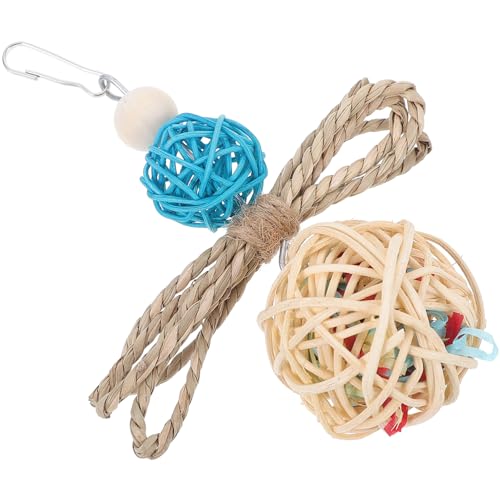 ORFOFE Natürlicher Rattan Kauspielzeug Für Vögel Und Nagetiere Langlebiges Und Sicheres Spielzeug Für Papageien Kaninchen Und Kleintiere ORFOFE Natürlicher Rattan Kauspielzeug Für Vögel Und Nagetiere Langlebiges Und Sicheres Spielzeug Für Papageien Kaninchen Und Kleintiere von ORFOFE